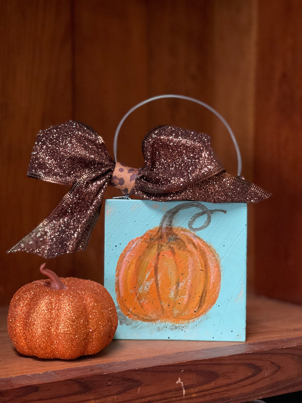 Pumpkin Door Decor