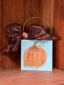 Pumpkin Door Decor