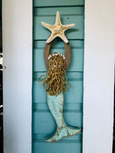 Load image into Gallery viewer, Handmade Wooden Mermaids
